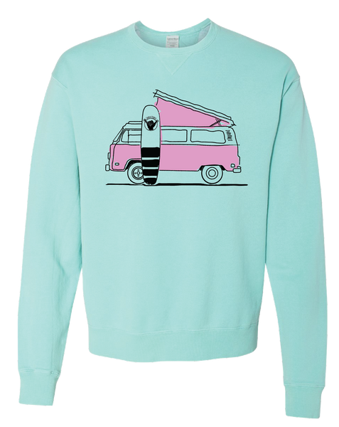 GOING WEST PULLOVER (TURQUOISE)